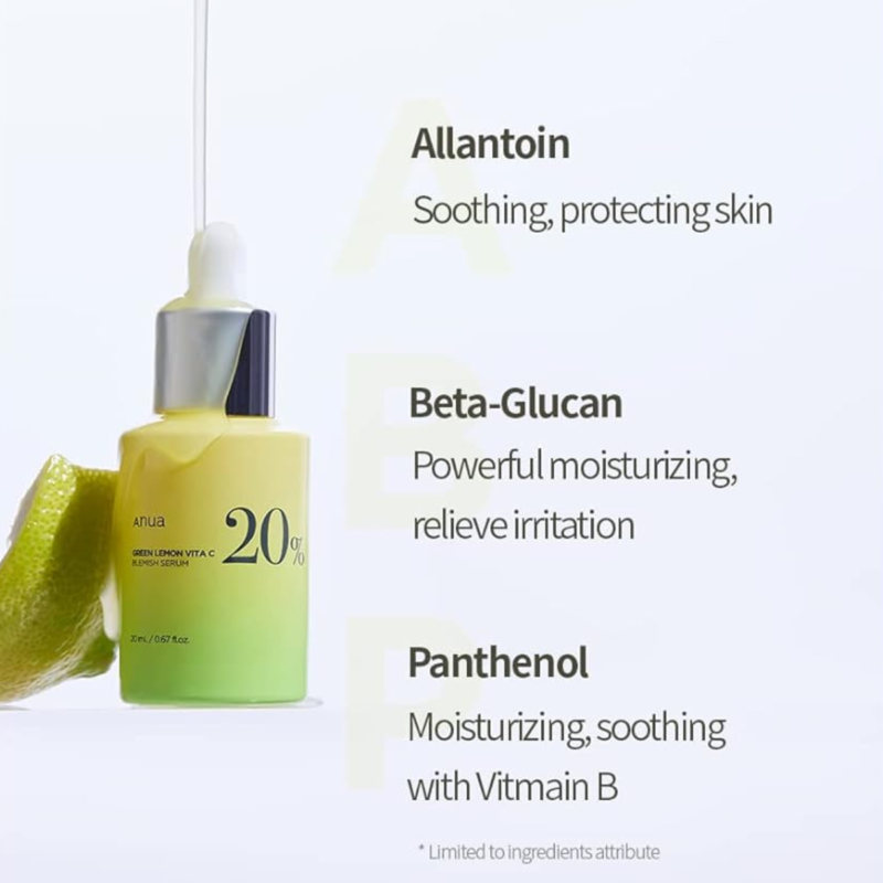 Anua - Green Lemon Vita C Blemish Serum - additional product view 5 - wholesale