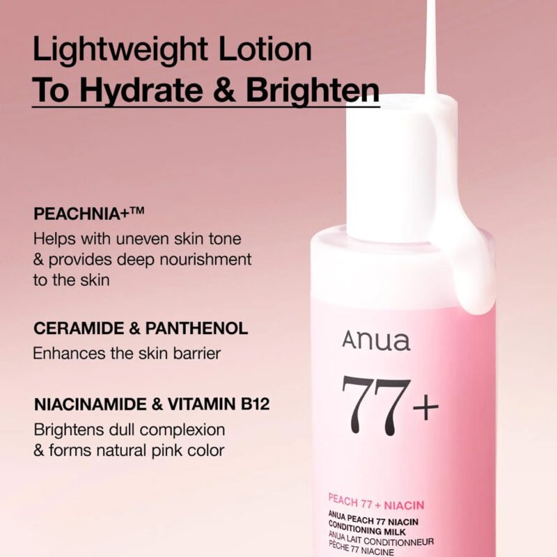 Anua – Peach 77 + Niacin Conditioning Milk - additional product view 4 - wholesale
