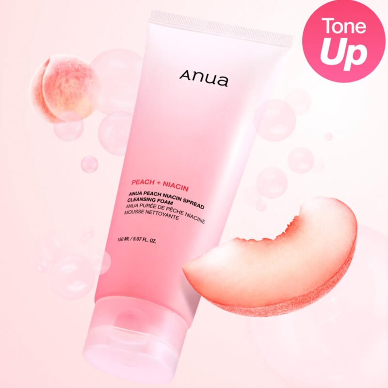 Anua - Peach niacinamide cleansing foam - additional product view 6 - wholesale