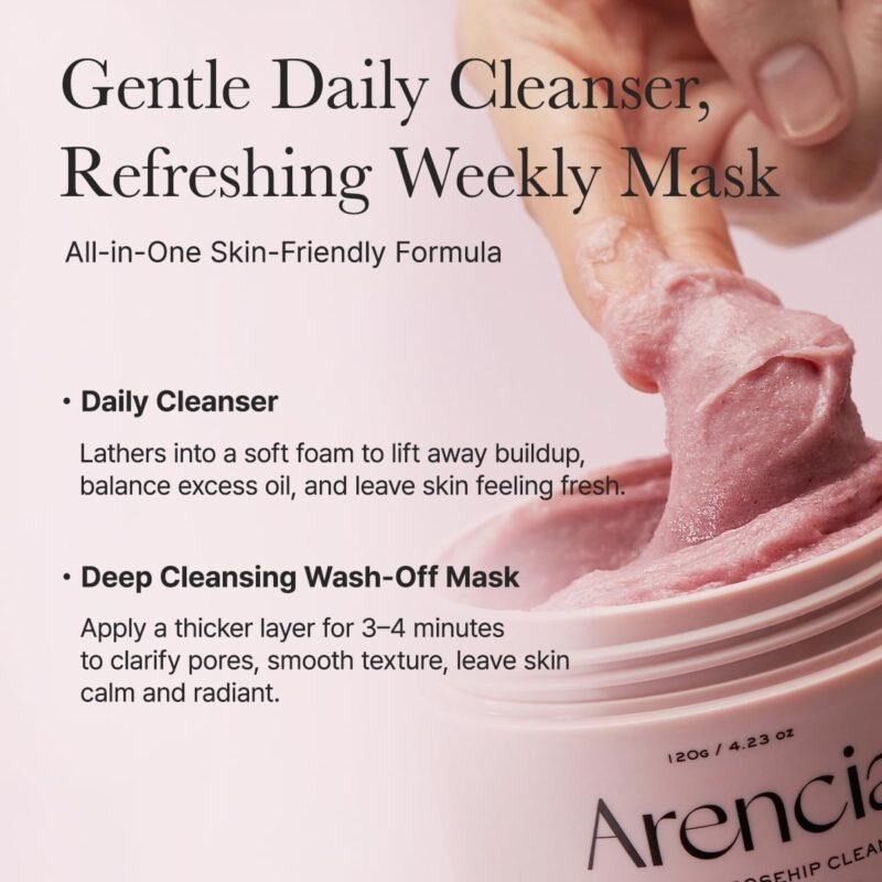 Arencia - Fresh Rosehip Rice Mochi Cleanser - additional product view 7 - wholesale