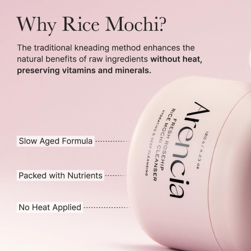Arencia - Fresh Rosehip Rice Mochi Cleanser - additional product view 8 - wholesale