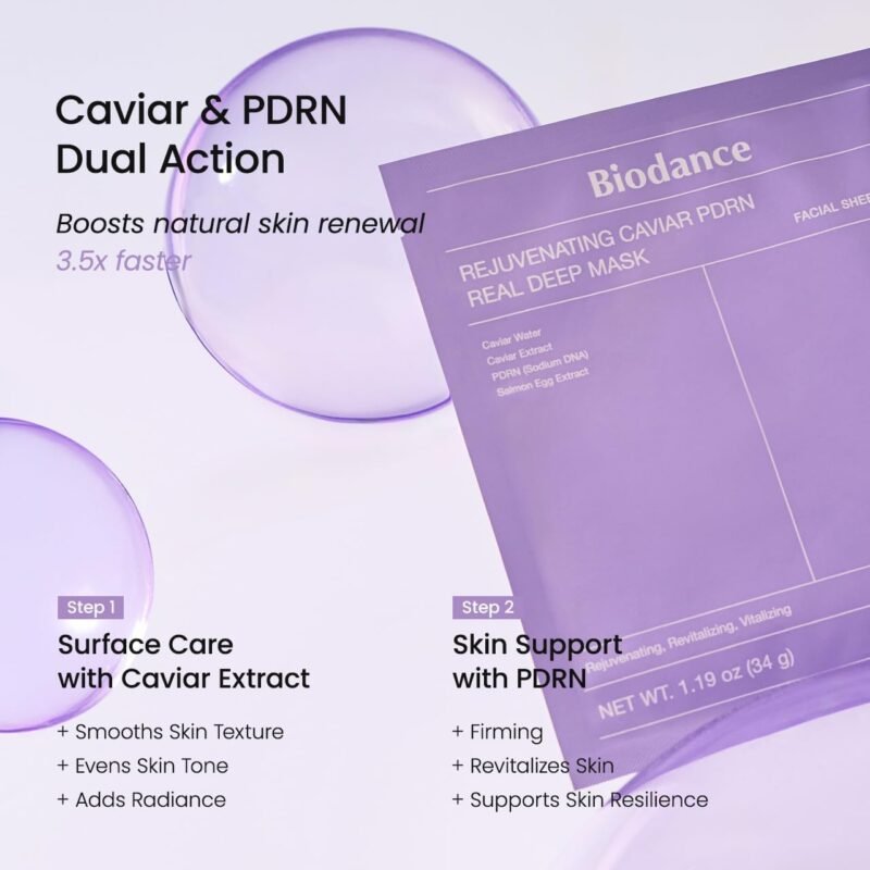 Biodance - Rejuvinating Caviar PDRN Real Deep Mask Set - additional product view 5 - wholesale