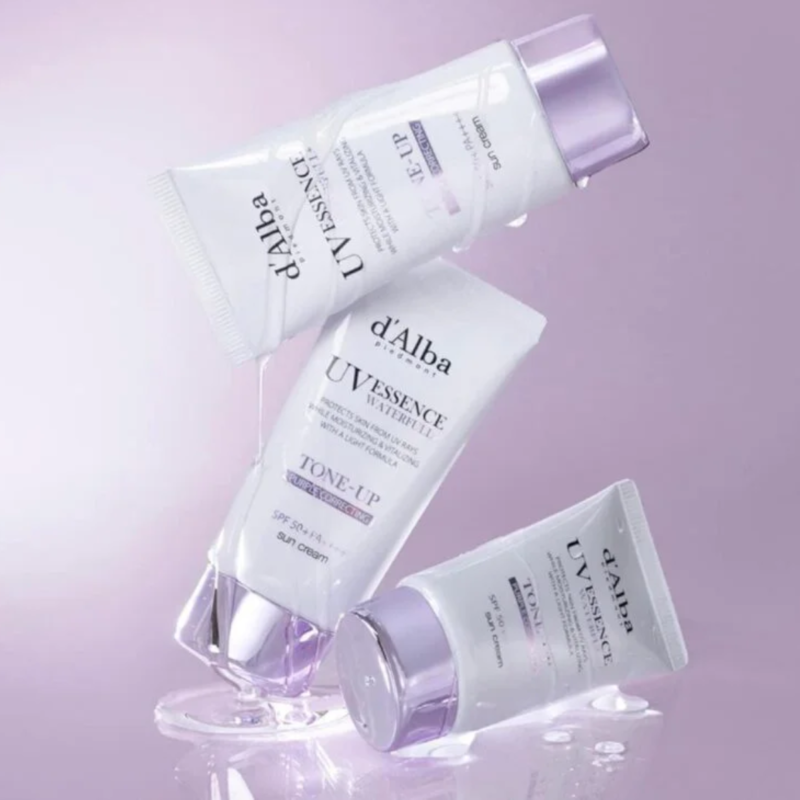 D'Alba – UV Essence Waterfull Tone Up Purple Correcting - additional product view 2 - wholesale
