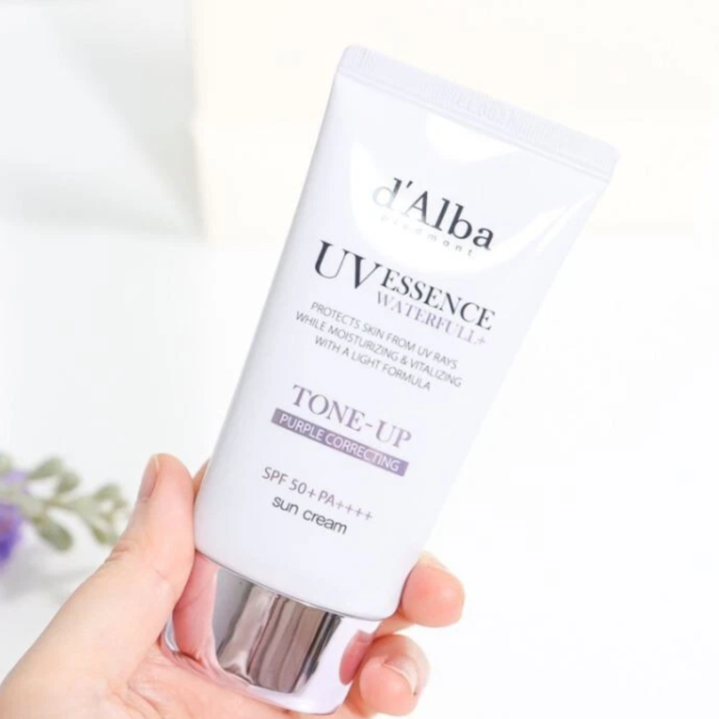 D'Alba – UV Essence Waterfull Tone Up Purple Correcting - additional product view 6 - wholesale