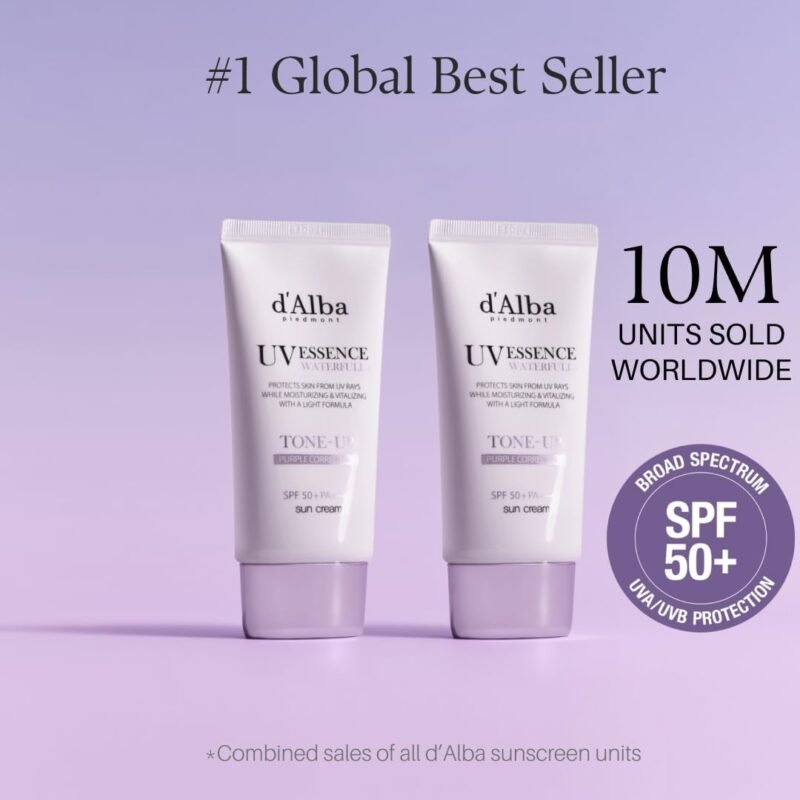 D'Alba – UV Essence Waterfull Tone Up Purple Correcting - additional product view 13 - wholesale