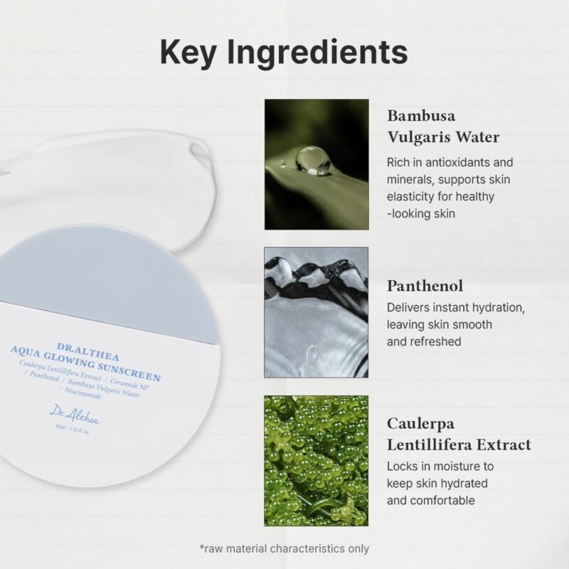 Dr. Althea - Aqua Glowing Sunscreen SPF50+ PA++++ - additional product view 4 - wholesale