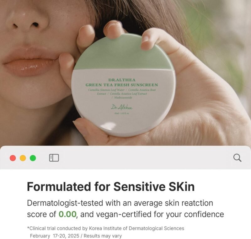 Dr. Althea - Green Tea Fresh Sunscreen SPF50+ PA++++ - additional product view 5 - wholesale