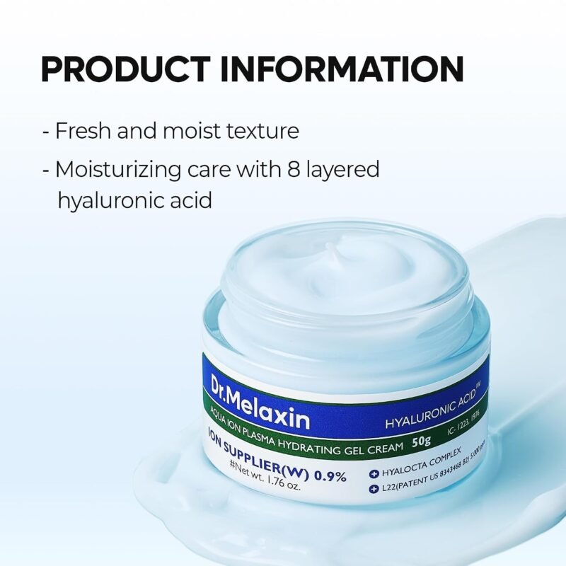Dr.Melaxin - Aqua Ion Plasma Hydrating Gel Cream - additional product view 3 - wholesale