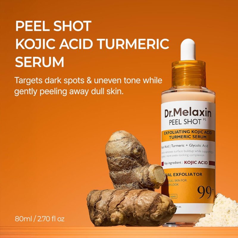 Dr.Melaxin - Exfoliating Serum with Kojic Acid and Turmeric - additional product view 2 - wholesale