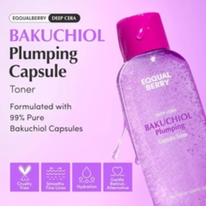 Eqqualberry - Bakuchinol plumping capsule toner - additional product view 4 - wholesale