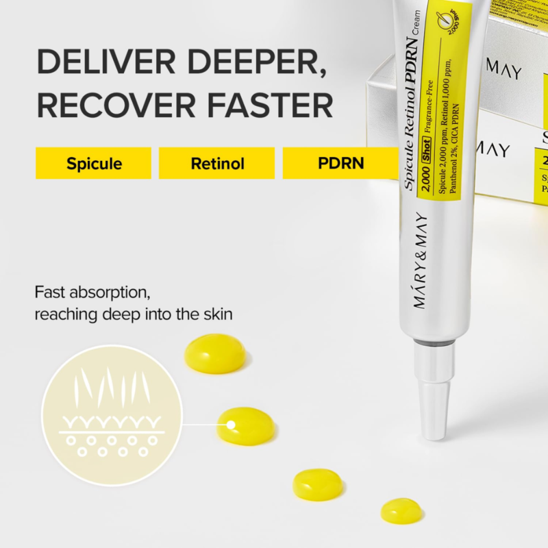 Mary&May - Spicule Retinol PDRN Cream - additional product view 3 - wholesale