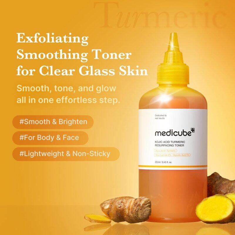medicube - Kojic Acid Turmeric Resurfacing Toner - additional product view 2 - wholesale