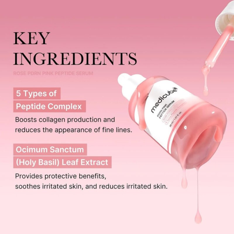 MEDICUBE - PDRN PINK PEPTIDE SERUM XXV - additional product view 4 - wholesale