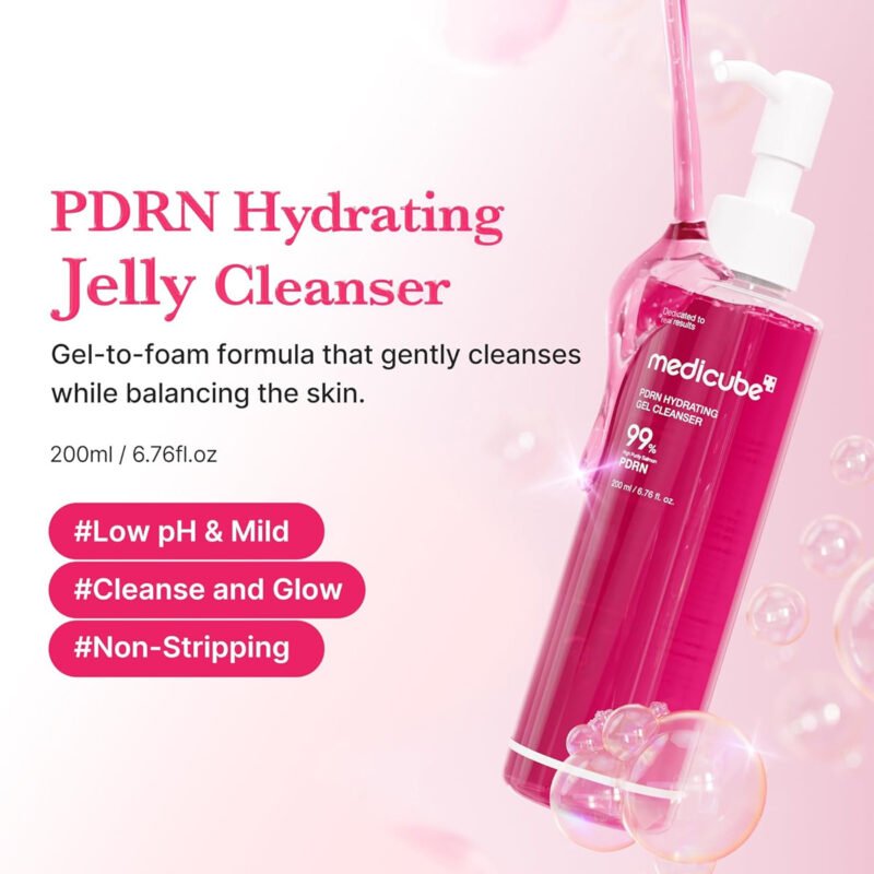 Medicube – PDRN Hydrating Gel Cleanser - additional product view 2 - wholesale