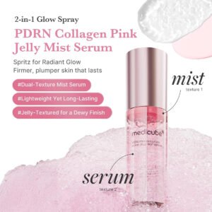 Medicube - PDRN Pink Collagen Radiance Jelly Serum Mist - additional product view 2 - wholesale