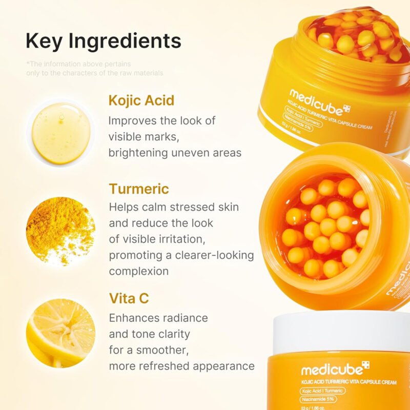 Medicube - Vita Kojic Acid & Turmeric Capsule Cream - additional product view 3 - wholesale