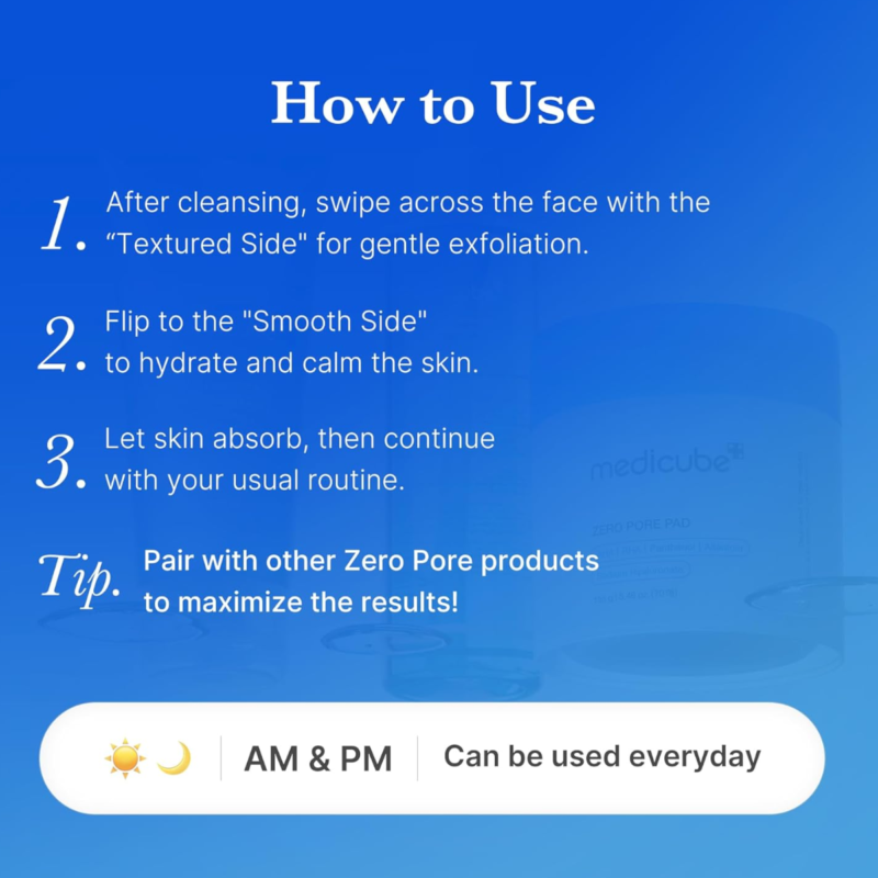 Medicube – Zero Pore Pad 2.0 - additional product view 6 - wholesale