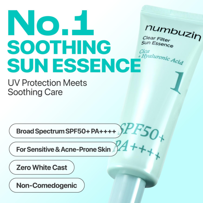 numbuzin - No.1 Clear Filter Sun Essence - additional product view 2 - wholesale