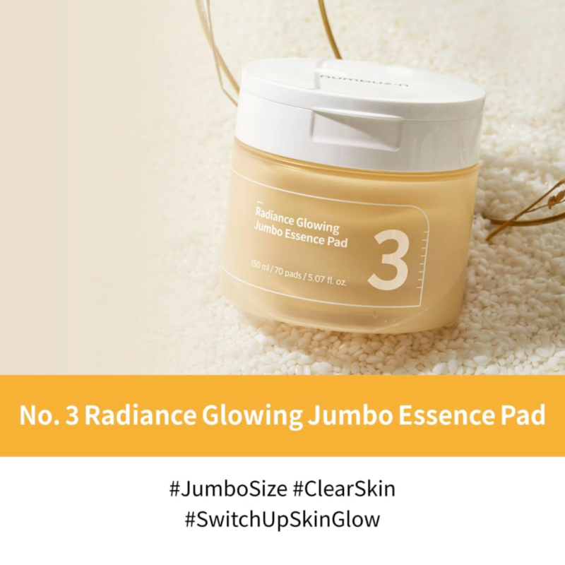 numbuzin - No.3 Radiance Glowing Jumbo Essence Pad - additional product view 2 - wholesale