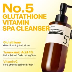 Numbuzin - No. 5 Glutathione C Facial Spa Cleanser - additional product view 2 - wholesale